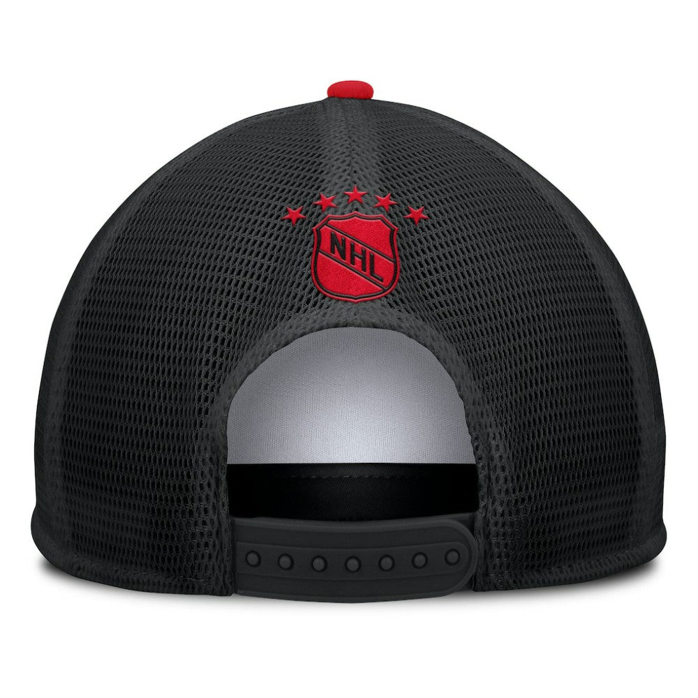NHL Chicago Blackhawks Fanatics Decades Collection Foam Front Snapback Hat - White/Black