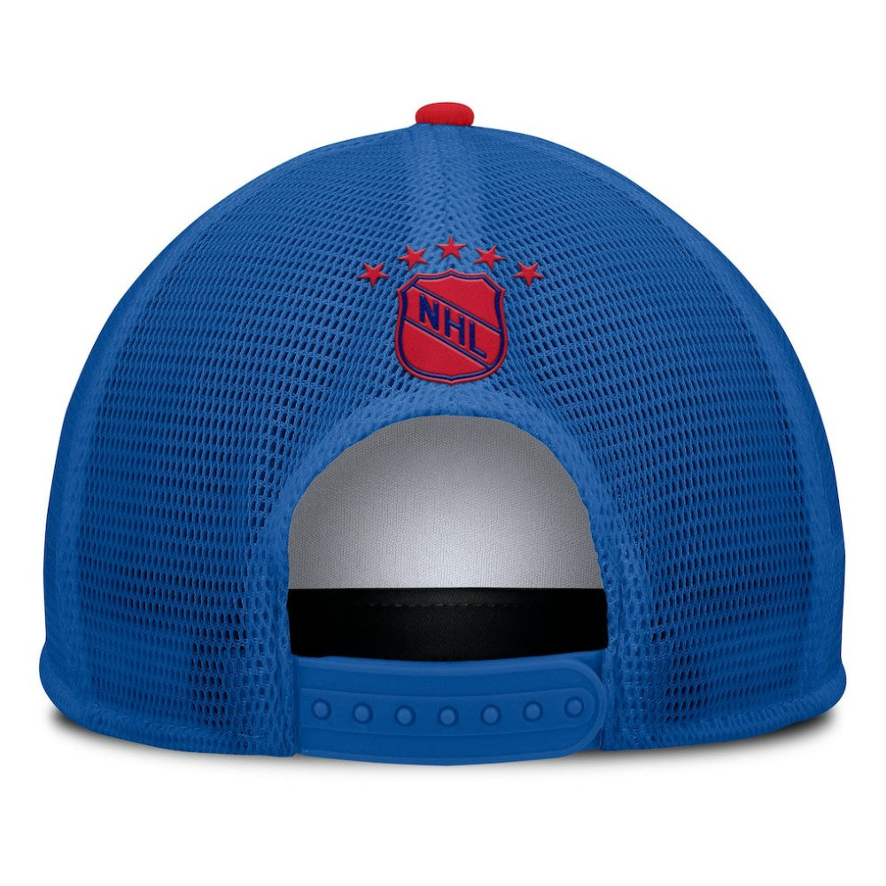NHL New York Rangers Fanatics Decades Collection Foam Front Snapback Hat - White/Royal