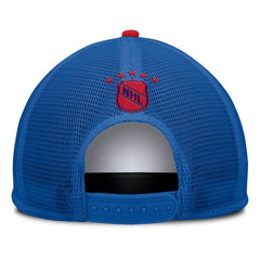 NHL New York Rangers Fanatics Decades Collection Foam Front Snapback Hat - White/Royal