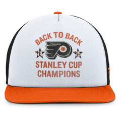 NHL Philadelphia Flyers Fanatics Decades Collection Foam Front Snapback Hat - White/Orange
