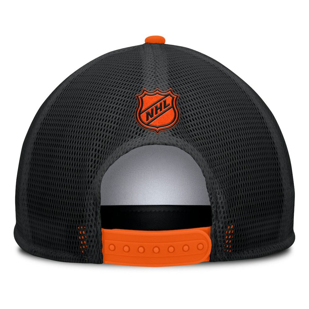 NHL Philadelphia Flyers Fanatics Decades Collection Foam Front Snapback Hat - White/Orange