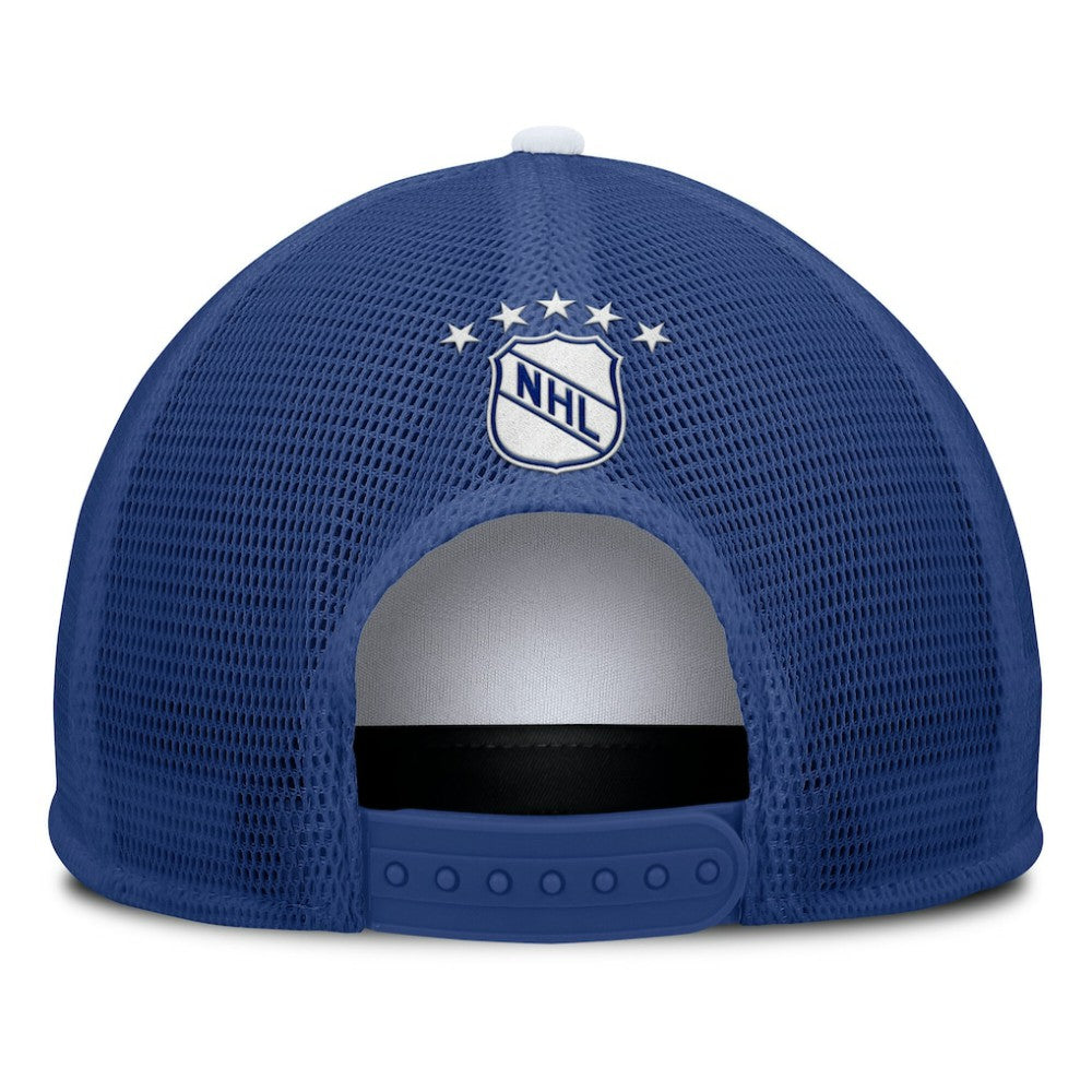 NHL Toronto Maple Leafs Fanatics Decades Collection Foam Front Snapback Hat - White/Blue