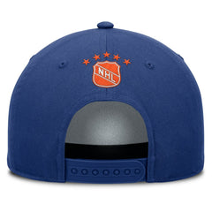 NHL Edmonton Oilers Fanatics Decades Collection A-Frame Rope Adjustable Hat - Royal