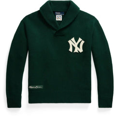 New York Yankees Polo Ralph Lauren Cooperstown Collection Pullover Sweater- Green Pullover