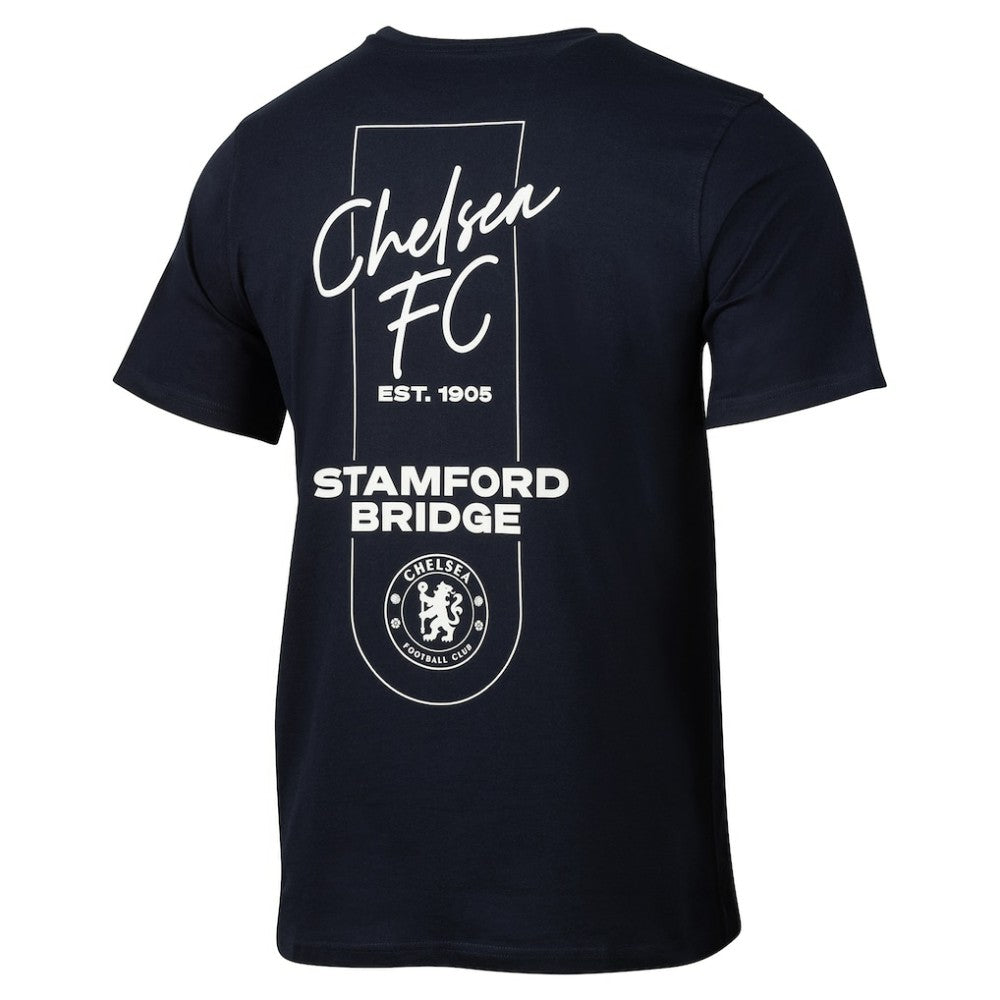 Chelsea Relaxed Heavyweight T-Shirt Navy