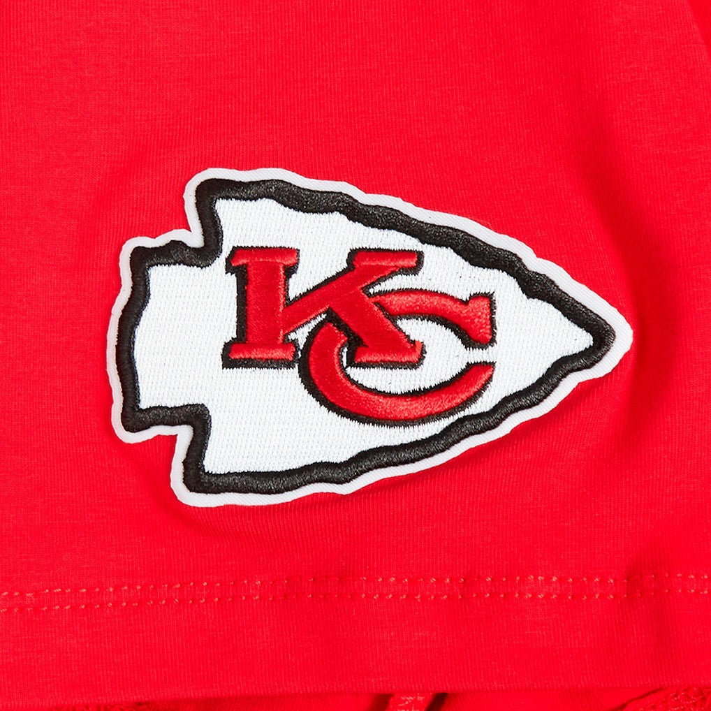 Travis Kelce Kansas City Chiefs Pro Standard Women's Player Name & Number Cropped Boxy T-Shirt Red