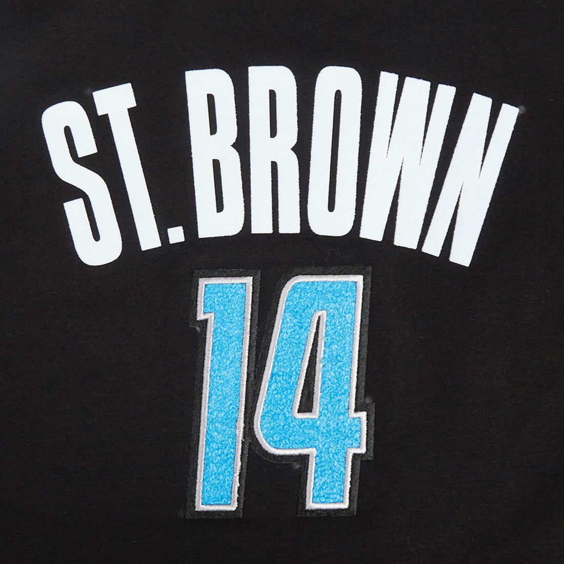 Amon-Ra St. Brown Detroit Lions Pro Standard Women's Player Name & Number Cropped Boxy T-Shirt Black