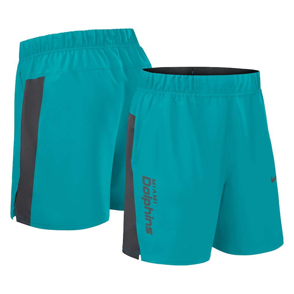 Miami Dolphins Woven Victory Dri-FIT Shorts Aqua