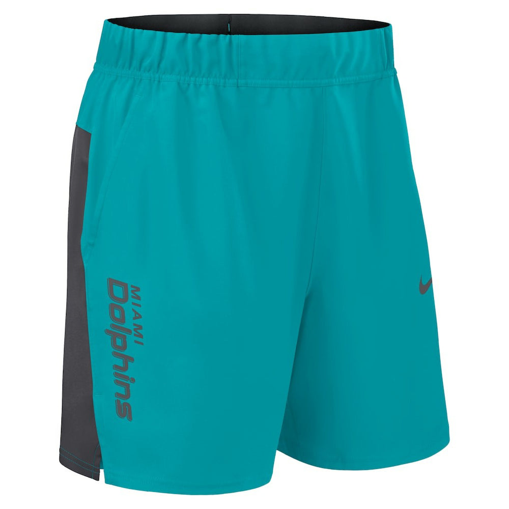 Miami Dolphins Woven Victory Dri-FIT Shorts Aqua