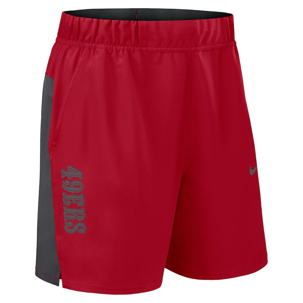 San Francisco 49ers Woven Victory Dri-FIT Shorts Scarlet