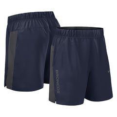 Denver Broncos Woven Victory Dri-FIT Shorts Navy