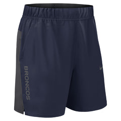 Denver Broncos Woven Victory Dri-FIT Shorts Navy