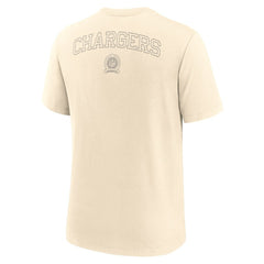 Los Angeles Chargers Glory Tri-Blend T-Shirt Cream