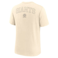 New York Giants Glory Tri-Blend T-Shirt Cream