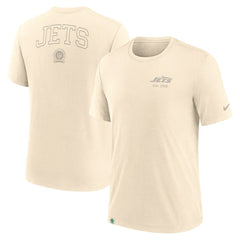 New York Jets Glory Tri-Blend T-Shirt Cream