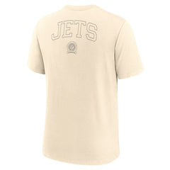 New York Jets Glory Tri-Blend T-Shirt Cream