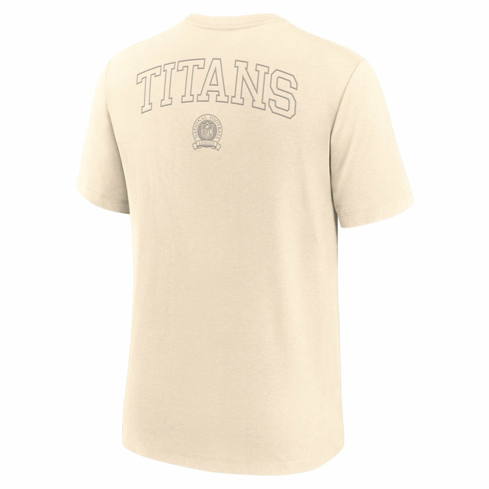 Tennessee Titans Glory Tri-Blend T-Shirt Cream