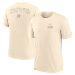 Cleveland Browns Glory Tri-Blend T-Shirt Cream