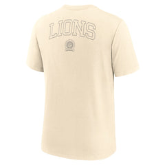 Detroit Lions Glory Tri-Blend T-Shirt Cream