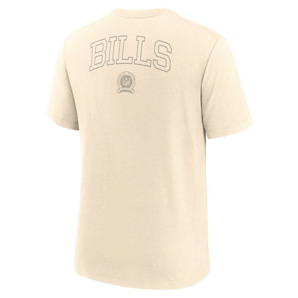 Buffalo Bills Glory Tri-Blend T-Shirt Cream
