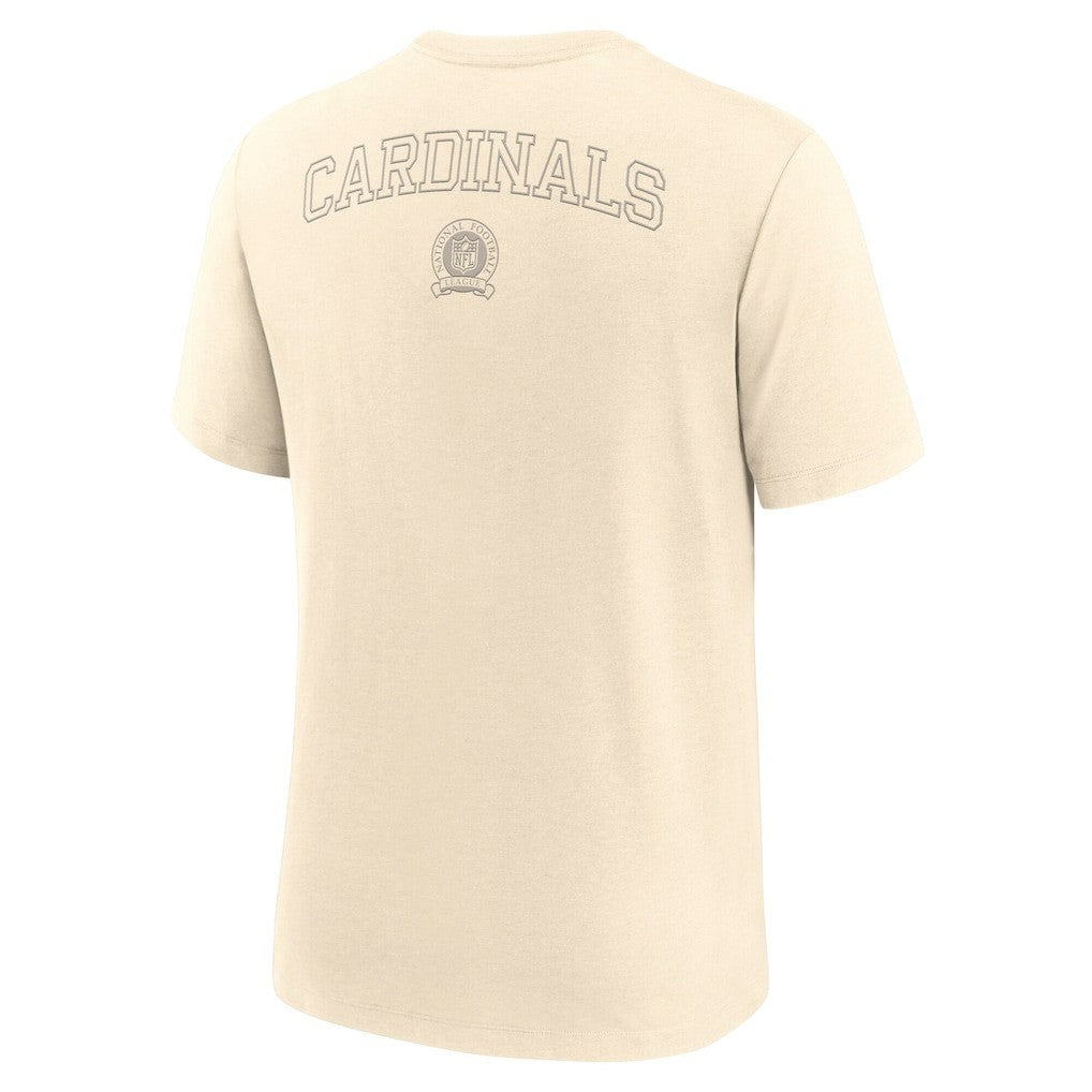 Arizona Cardinals Glory Tri-Blend T-Shirt Cream