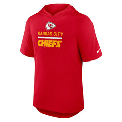 Kansas City Chiefs Lockup Tri-Blend Hoodie T-Shirt Red