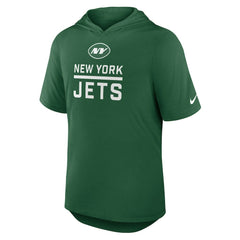 New York Jets Lockup Tri-Blend Hoodie T-Shirt Green