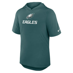 Philadelphia Eagles Lockup Tri-Blend Hoodie T-Shirt Midnight Green
