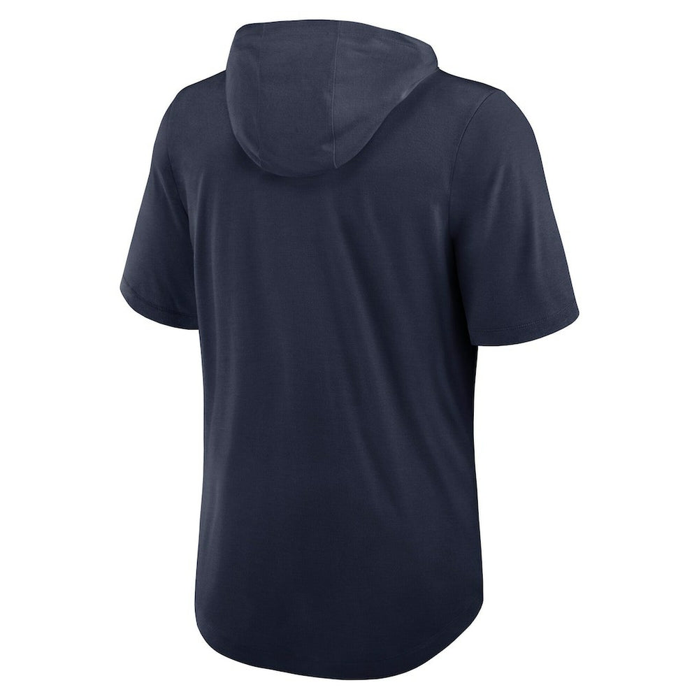 Dallas Cowboys Lockup Tri-Blend Hoodie T-Shirt Navy