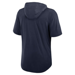 Dallas Cowboys Lockup Tri-Blend Hoodie T-Shirt Navy