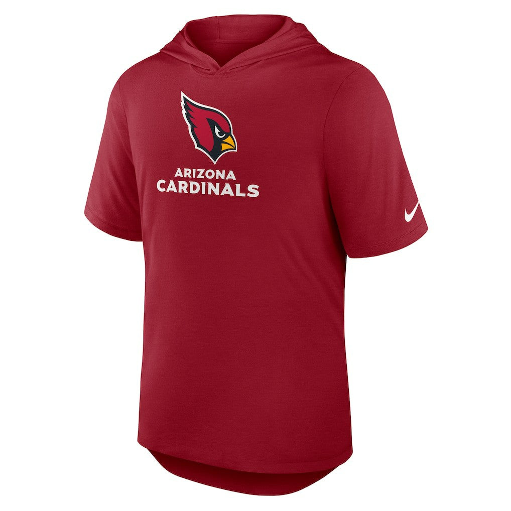 Arizona Cardinals Lockup Tri-Blend Hoodie T-Shirt Cardinal