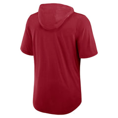 Arizona Cardinals Lockup Tri-Blend Hoodie T-Shirt Cardinal
