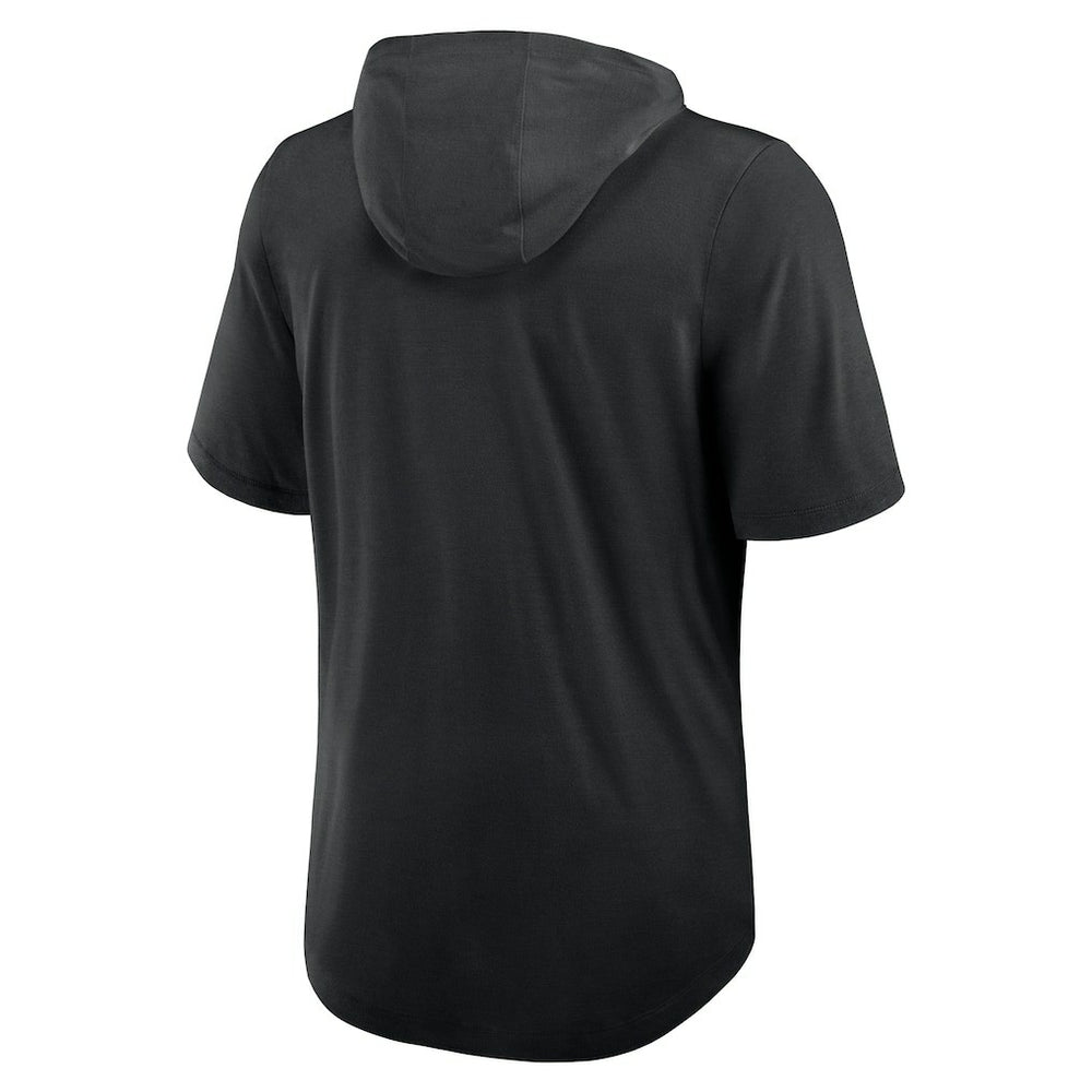 Cincinnati Bengals Lockup Tri-Blend Hoodie T-Shirt Black