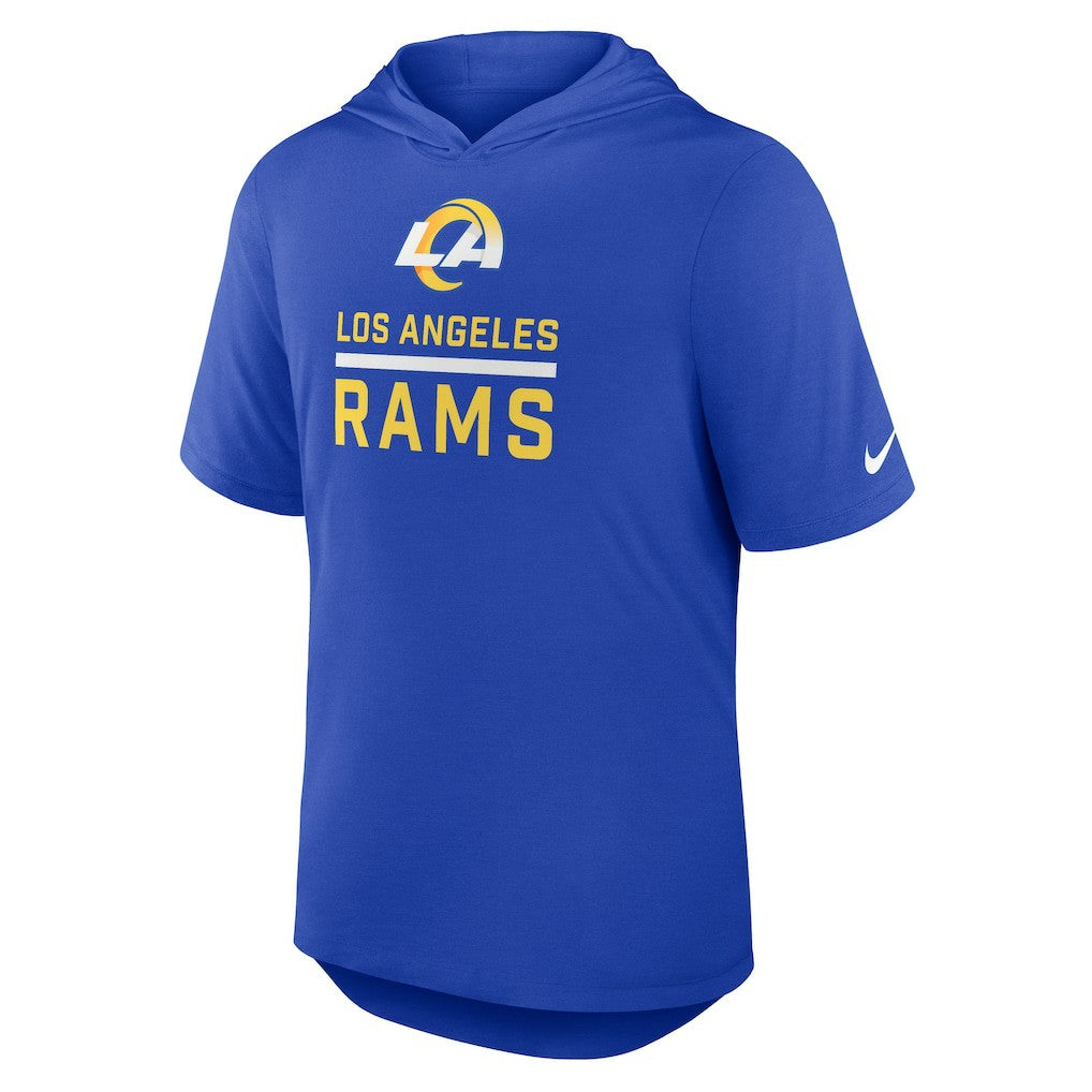 Los Angeles Rams Lockup Tri-Blend Hoodie T-Shirt Royal