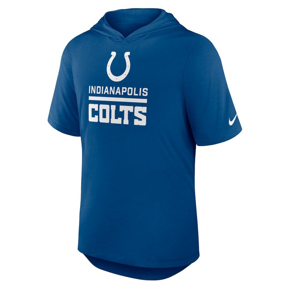 Indianapolis Colts Lockup Tri-Blend Hoodie T-Shirt Royal