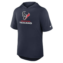 Houston Texans Lockup Tri-Blend Hoodie T-Shirt Navy