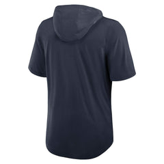 Houston Texans Lockup Tri-Blend Hoodie T-Shirt Navy