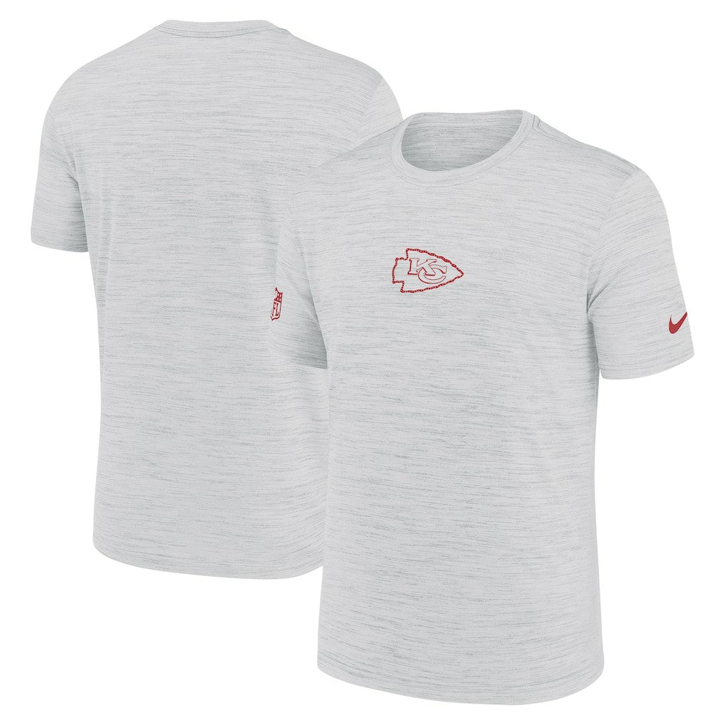 Kansas City Chiefs Sideline Velocity Dri-FIT T-Shirt - Ash