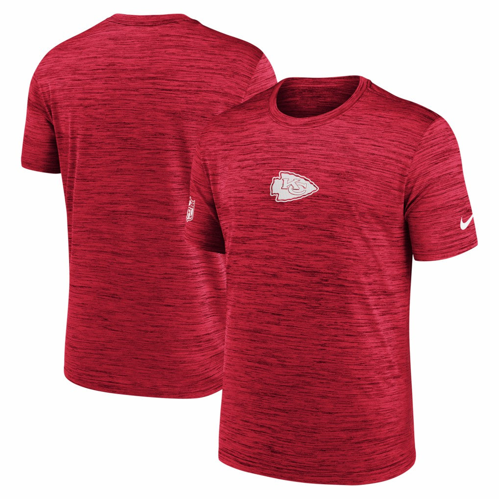 Kansas City Chiefs Sideline Velocity Dri-FIT T-Shirt - Red