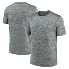 Miami Dolphins Sideline Velocity Dri-FIT T-Shirt - Gray