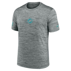 Miami Dolphins Sideline Velocity Dri-FIT T-Shirt - Gray