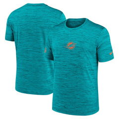 Miami Dolphins Sideline Velocity Dri-FIT T-Shirt - Aqua