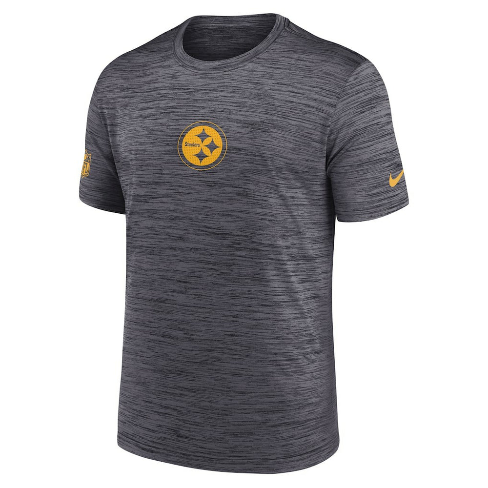 Pittsburgh Steelers Sideline Velocity Dri-FIT T-Shirt - Black