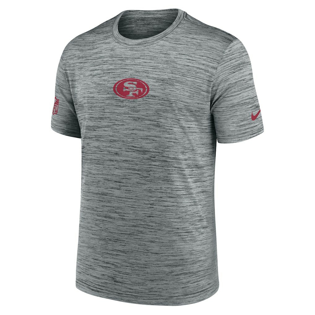 San Francisco 49ers Sideline Velocity Dri-FIT T-Shirt - Gray