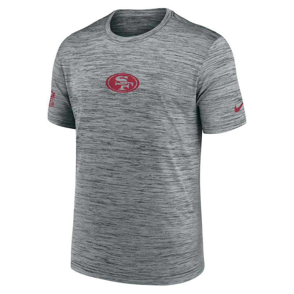 San Francisco 49ers Sideline Velocity Dri-FIT T-Shirt - Gray