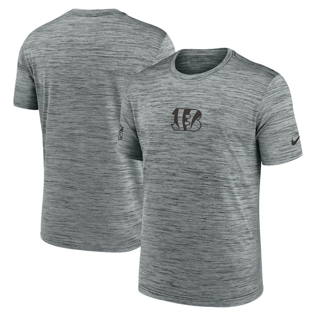 Cincinnati Bengals Sideline Velocity Dri-FIT T-Shirt - Gray