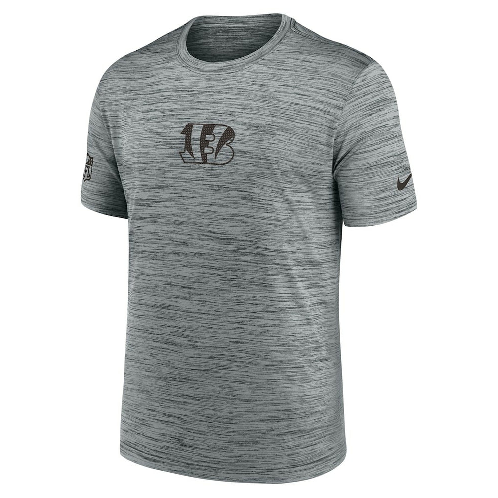 Cincinnati Bengals Sideline Velocity Dri-FIT T-Shirt - Gray