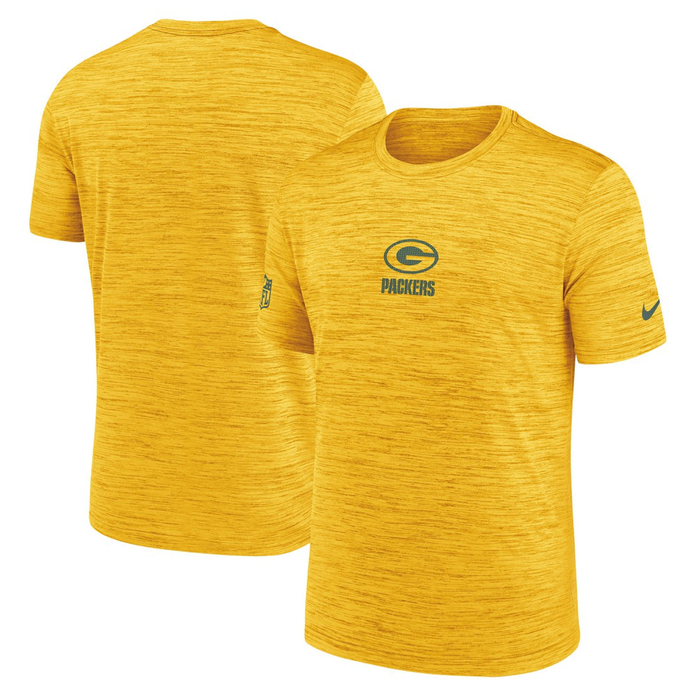 Green Bay Packers Sideline Velocity Dri-FIT T-Shirt - Gold