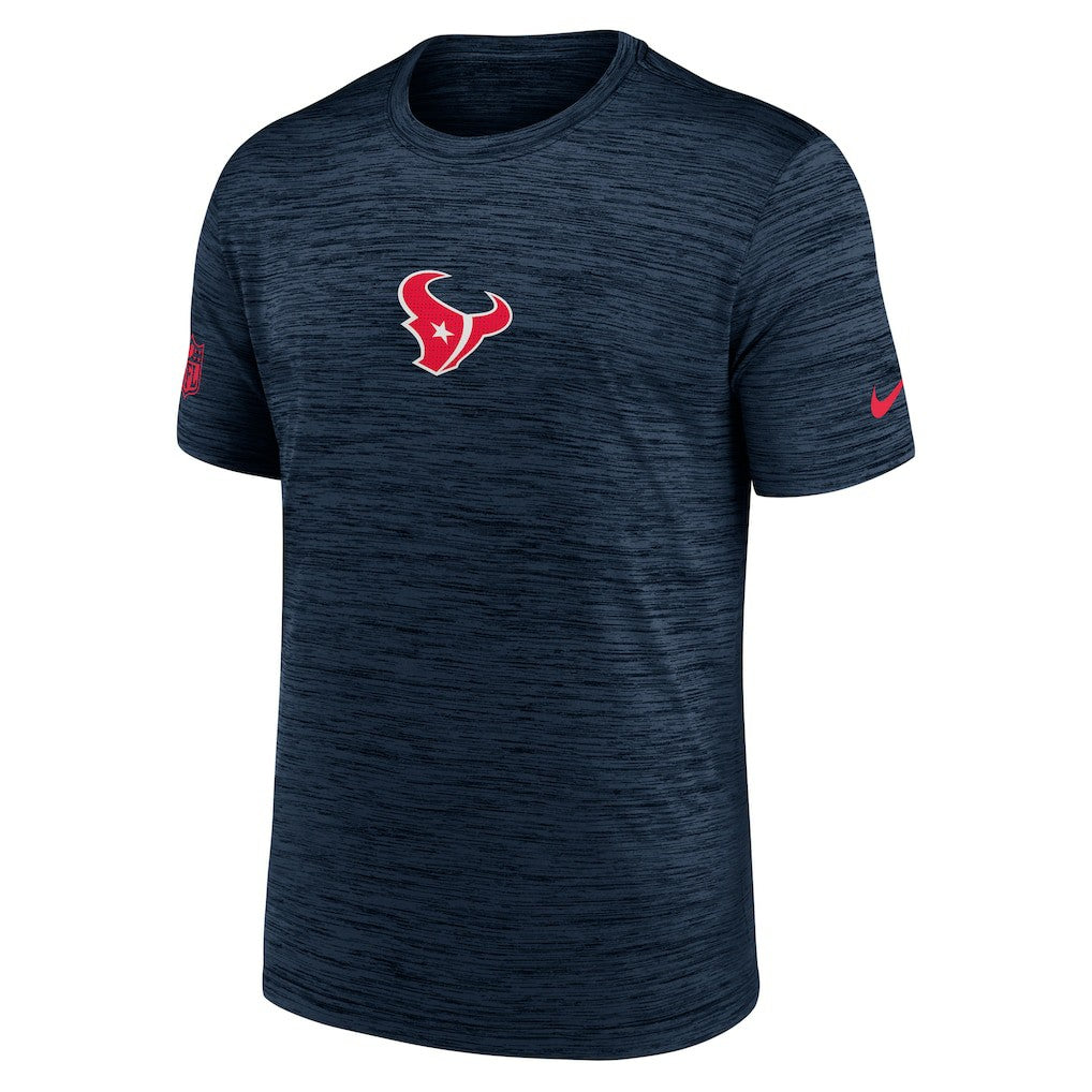 Houston Texans Sideline Velocity Dri-FIT T-Shirt - Navy