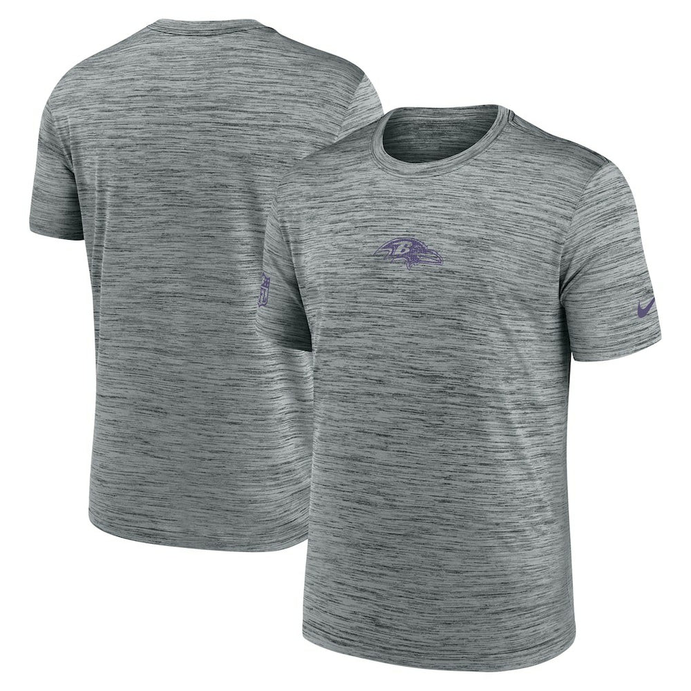 Baltimore Ravens Sideline Velocity Dri-FIT T-Shirt - Gray